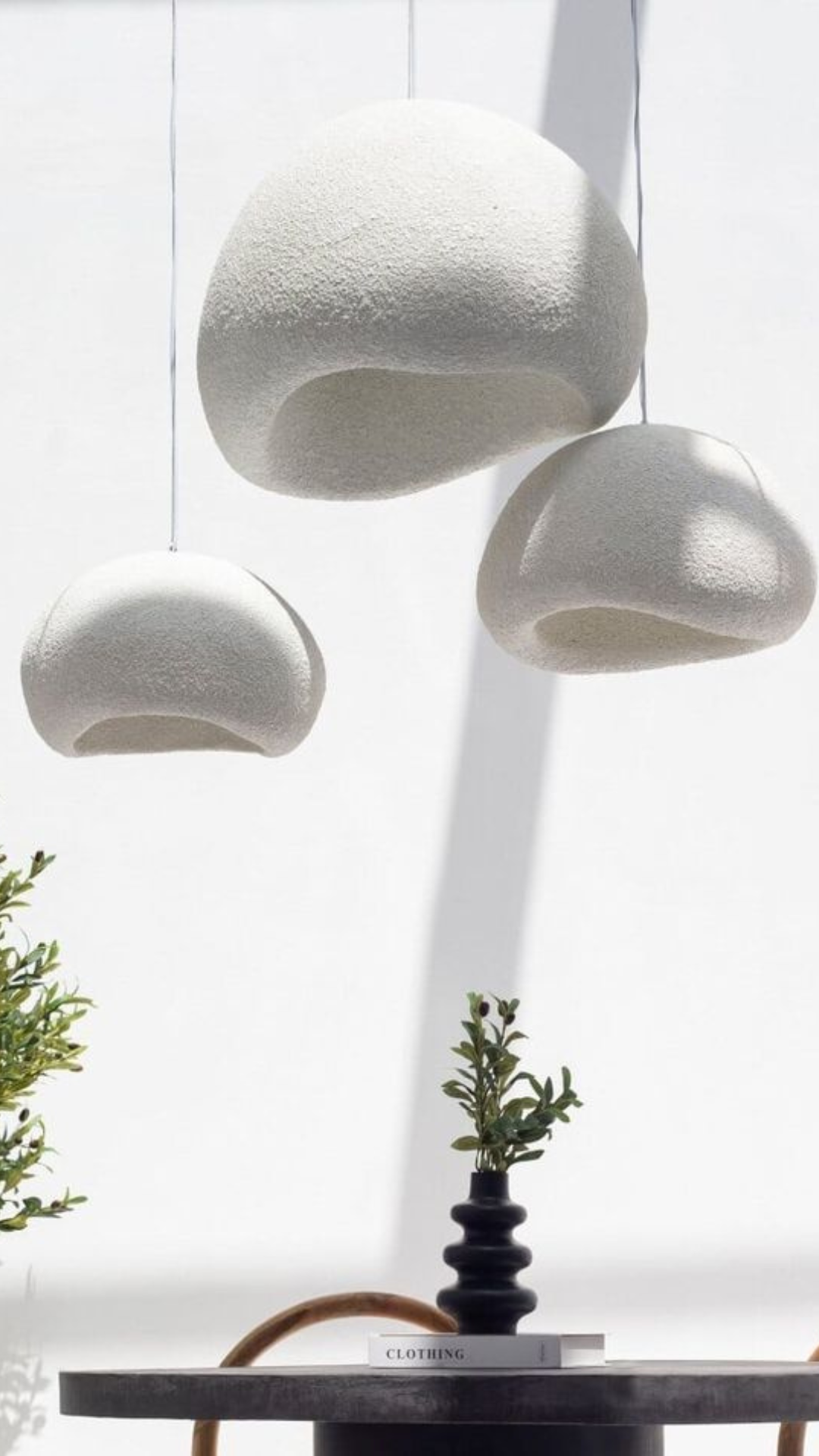 CONCHA LAMP - SET DE 3 PIECES 30 / 40 / 60 CM